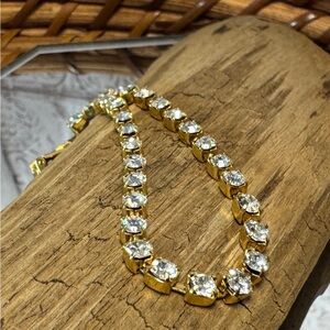 Gold Rhinestone Bracelet